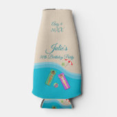 ビーチ誕生日 ボトルクーラー (正面)