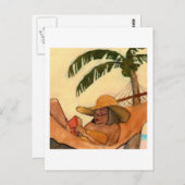 ビーチ読のはがき ポストカード (正面/裏面)