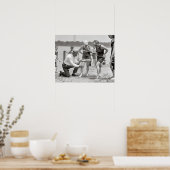 ビーチ警察、1922年。ヴィンテージ写真 ポスター (キッチン)