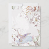 ビーチ貝類海結婚式招待状 招待状 (裏面)