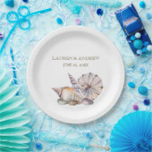 ビーチ貝 |トロピッ航海のク結婚ス ペーパープレート (パーティー)