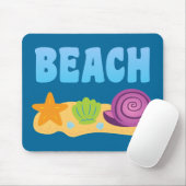 ビーチ貝 マウスパッド (マウス)