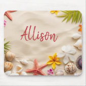 ビーチ財宝 マウスパッド (正面)