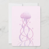 ビーチ赤面ピンクSweet sixteenパーティー 招待状 (裏面)