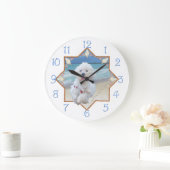 ビーチ走 ラージ壁時計 (ホーム)