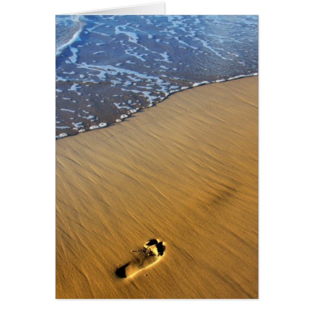 ビーチ足跡 (正面)