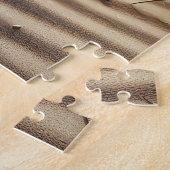 ビーチ足跡 ジグソーパズル (側面)