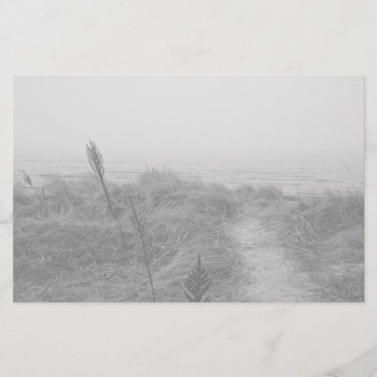 ビーチ路 便箋 (正面)