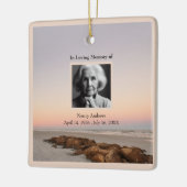 ビーチ追悼慰霊祭 セラミックオーナメント (左)