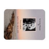 ビーチ追悼記念 マグネット (横)