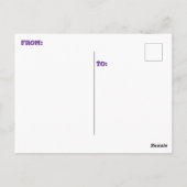 「ビーチ退職したの男」 ポストカード (裏面)