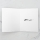 ビーチ退職したシート大 カード (内部)