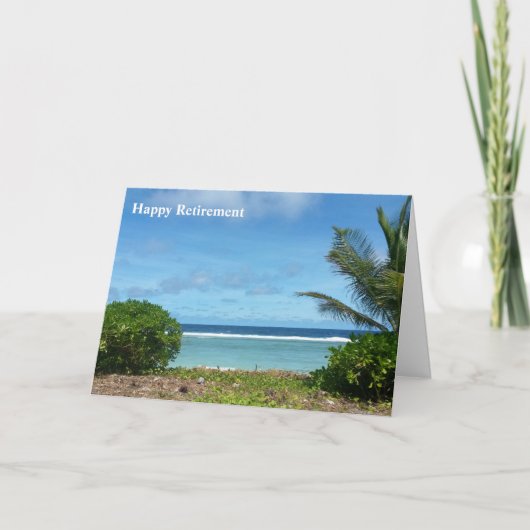 ビーチ退職退職金カード カード (正面)