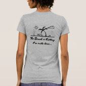 ビーチ通話1 Tシャツ (裏面)