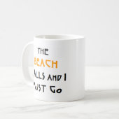 ビーチ通話 コーヒーマグカップ (正面左)