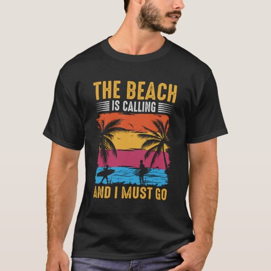 ビーチ通話 Tシャツ (正面)