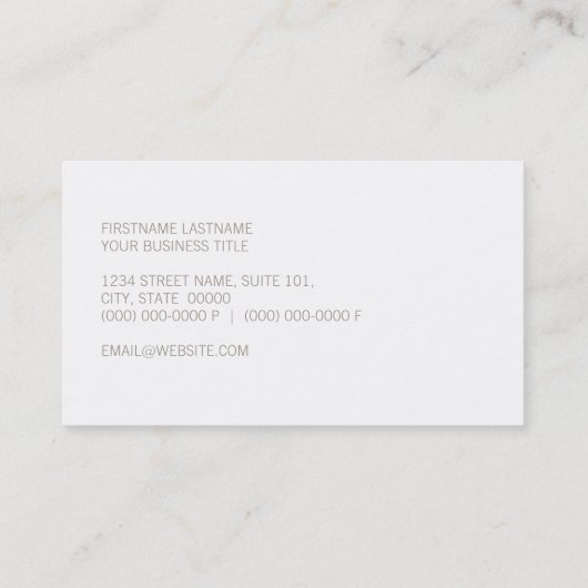 ビーチ関連名刺 名刺 (裏面)