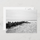 ビーチ防波堤 – 広 ポストカード (正面/裏面)