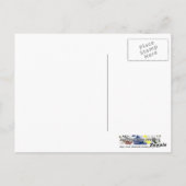 ビーチ防波堤 – 広 ポストカード (裏面)