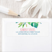 ビーチ離れパーム結婚ズ ラベル (インサイチュ)