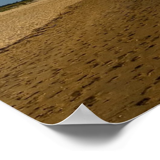 ビーチ雲 ポスター (角)