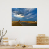 ビーチ雲 ポスター (キッチン)