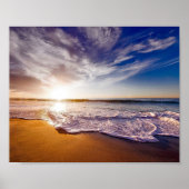 ビーチ静穏 ポスター (正面)