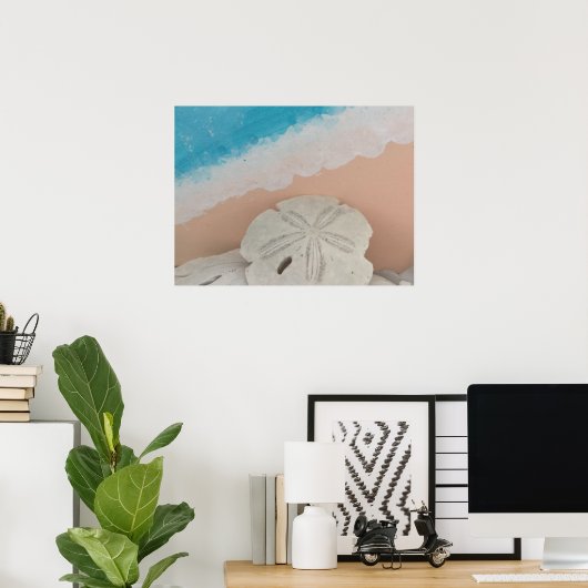 ビーチ願い ポスター (ホームオフィス)