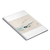 ビーチ風景by河野楳嶺 ノートブック (右側)