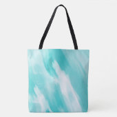 ビーチ食料品ショッピング週末の再使用可能 トートバッグ (正面)