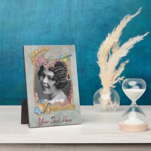 ビーチ魔法アートフレーム フォトプラーク (側面)