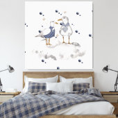 ビーチ鳥 キャンバスプリント (インサイチュ (寝室))