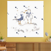 ビーチ鳥 キャンバスプリント (インサイチュ (リビング))