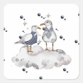 ビーチ鳥 スクエアシール