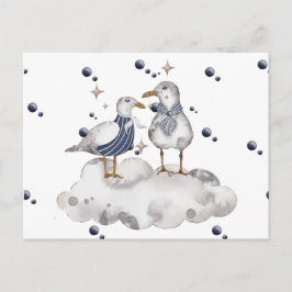ビーチ鳥 ポストカード