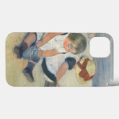 ビーチ1884年で遊んでいる子供 Case-Mate iPhoneケース (裏面 (横))