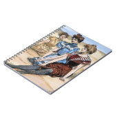 ビーチ1900年のギブソン・ガール ノートブック (左側)