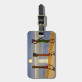 ビーチ2007年によって ラゲッジタグ (正面縦)