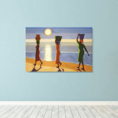 ビーチ2007 キャンバスプリント (インサイチュ (ウッドフロア))