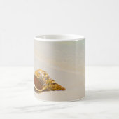 ビーチ3のコンシュの貝 コーヒーマグカップ (中央)