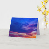 ビーチ3グリーティングカードでの夕日 カード (黄色い花)