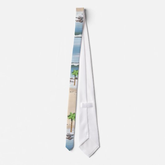 ビーチ4の日 ネクタイ (裏面)