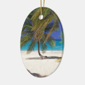 ビーチ7のマイルグランドケイマン セラミックオーナメント (左)