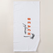 ビーチ。お願い。ビーチ&プールタオル ビーチタオル (正面)