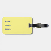 「ビーチ、こ来これ!」 /ビーチシーン ラゲッジタグ (裏面横)