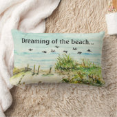 "ビーチ"のの夢を見ます腰神経の装飾用クッション ランバークッション (ブランケット)