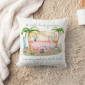 "ビーチ"の-キャンピングカーのキャラバンで遠くにおよび生きている走って下さい クッション (ブランケット)