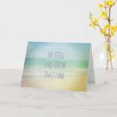 ビーチ | まだ私がグリーティングカードであることを知っている カード (黄色い花)