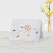 ビーチ・アニバーサリー カード (黄色い花)