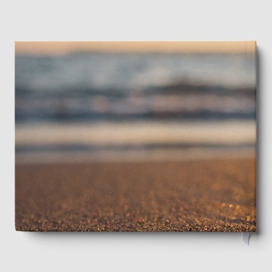 ビーチ ウェディング サンセット シーシェル ゲストブック (裏面)